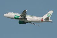 D-ASTZ @ LFBO - Airbus A319-112, Take-off Rwy 32L, Toulouse Blagnac Airport (LFBO-TLS) - by Yves-Q