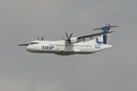 F-WWLW @ LFBO - ATR 72-600, Take off Rwy 32L, Toulouse Blagnac Airport (LFBO-TLS) - by Yves-Q