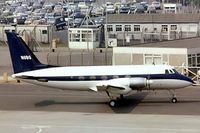 N8BG @ EGKK - Grumman G-159 Gulfstream I [22] Gatwick~G 09/05/1976. From a slide. - by Ray Barber