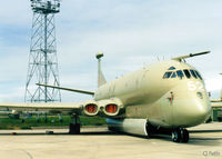 XV252 @ EGQS - Scanned from print - Nimrod MR.2 XV252 pictured on the ramp at Lossiemouth whilst temp detached during rwy repairs at RAF Kinloss - by Clive Pattle