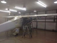 N273MD @ SZP - Mr D in paint booth - by Bruce dickenson