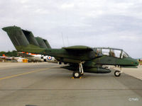 68-3797 @ EGVI - Scanned from print. OV-10A 68-3797 of USAF 601 TCW 20 TASS on the flightline at IAT Greenham Common May '79 - by Clive Pattle