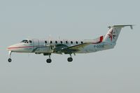 F-GOOB @ LFRB - Beech 1900C, Short approach rwy 25L, Brest-Guipavas Airport (LFRB-BES) - by Yves-Q