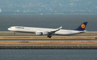 D-AIHD @ KSFO - Airbus A340-600 - by Mark Pasqualino