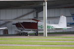 G-ARFO @ EGHO - at Thruxton Aerodrome - by Chris Hall