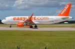 G-EZWJ @ EGCC - Easyjet A320  departing MAN - by FerryPNL