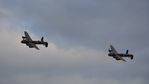 C-GVRA @ EGTH - 45. C-GVRA and the BBMF Lancaster at The Shuttleworth Collection Flying Proms, Aug. 2014. - by Eric.Fishwick