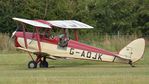 G-AOJK @ EGTH - 1. G-AOJK arriving at The Shuttleworth Collection Flying Proms, Aug. 2014. - by Eric.Fishwick