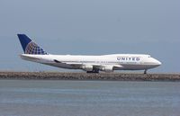 N122UA @ KSFO - Boeing 747-400