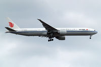 B-2087 @ EGLL - Boeing 777-39LER [38672] (Air China) Home~G 14/07/2014. On approach 27L. - by Ray Barber