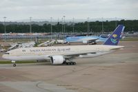 HZ-AKC @ EGCC - About to depart. - by Graham Reeve