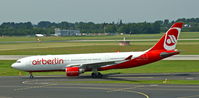 D-ALPF @ EDDL - Air Berlin, is here on the taxiway just after arrival from Abu Dhabi(OMAA), at Düsseldorf Int'l(EDDL) - by A. Gendorf