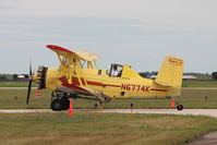 N6774K @ KALO - Taxiing for aerial demonstration at the air show - by Glenn E. Chatfield