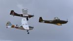 N4956C @ EGMJ - 45. The Navion leading the Auster & Bird Dog at a superb Little Gransden Air & Car Show, Aug. 2014. - by Eric.Fishwick