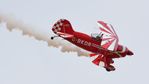 G-BKDR @ EGMJ - 42. G-BKDR in exhilarating mood at a superb Little Gransden Air & Car Show, Aug. 2014. - by Eric.Fishwick