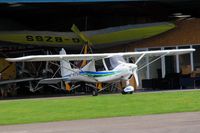 G-KFCA @ EGBP - Kemble based, Ikarus, seen outside its' hangar at EGBP. - by Derek Flewin