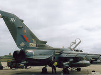 ZA556 @ EGQS - Scanned from print. On flightline at Lossiemouth when coded TA of 15 R Sqn - by Clive Pattle