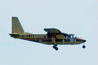 G-AWVY @ EGKK - Britten-Norman BN-2A-26 Islander [0048] (Brinsop Farms Ltd) Gatwick~G 04/07/1975 - by Ray Barber
