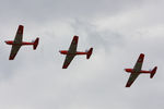 G-BWMX @ EGMJ - The Red Sparrows at the Little Gransden Airshow 2014 - by Chris Hall