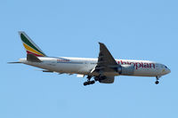 ET-AQL @ EGLL - Boeing 777-260LR [43814] (Ethiopian Airlines) Home~G 07/08/2014. On approach 27L. - by Ray Barber