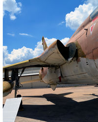 63-8343 @ KADS - Intake of F-105, Cavanaugh Flight Museum Addison, TX - by Ronald Barker