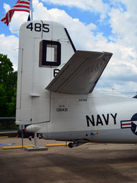 N37AM @ KADS - Tail end of aircraft Cavanaugh Flight Museum Addison, TX - by Ronald Barker