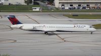 N908DL @ FLL - Delta MD-88 - by Florida Metal