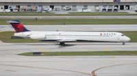 N919DL @ FLL - Delta MD-88