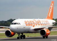 G-EZFR @ EGCC - Manchester taxi to gate - by Clive Pattle