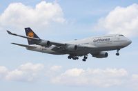 D-ABVU @ MIA - Lufthansa 747-400 - by Florida Metal