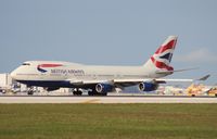 G-BNLS @ MIA - British 747-400