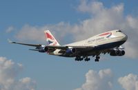 G-BNLZ @ MIA - British 747-400 - by Florida Metal