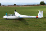 G-CJVZ @ X5SB - Schleicher ASK-21, Sutton Bank UK, September 7th 2014. - by Malcolm Clarke