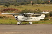 D-ELFB @ EGFH - Visiting Skyhawk, Grimbergen Aero Club Belgium based, seen by the pumps at EGFH. - by Derek Flewin