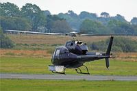 G-BPRI @ EGFH - Visiting Equreuil II, previously, N364E, G-BPRI, 
G-TUPA, Stapleford Aerodrome based, seen lifting from the apron at EGFH shortly after taking on fuel. - by Derek Flewin