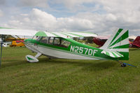 N257DF @ IA27 - At Antique Airfield, Blakesburg - by alanh
