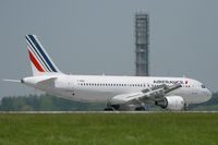 F-HBNI @ LFPG - Air France Airbus A320-214, Landing Rwy 08R, Roissy Charles De Gaulle Airport (LFPG-CDG) - by Yves-Q