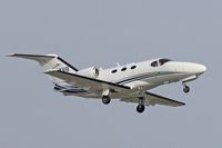 G-XAVB @ EGFF - Visiting Citation Mustang, Jersey based, callsign Beaupair 5571, seen departing runway 12 at EGFF, en-route to Jersey. - by Derek Flewin