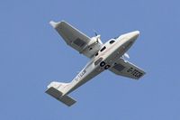 G-TECB @ EGFF - P-2006T,Staverton based,  call sign Exam 12, seen in the overhead at EGFF, following an ILS approach practice, en-route Gloucester. - by Derek Flewin