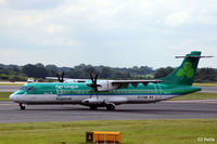 EI-FAW @ EGCC - Taxi to the gate at EGCC - by Clive Pattle