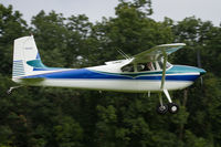 N6555A @ IA27 - Arriving at Antique Airfield, Blakesburg - by alanh