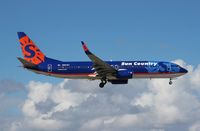 N801SY @ MIA - Sun Country 737-800 - by Florida Metal
