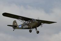 N2042A @ IA27 - On finals at Antique Airfield, Blakesburg - by alanh