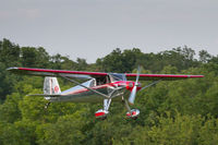 N2026B @ IA27 - On finals at Antique Airfield, Blakesburg - by alanh