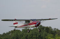 N77212 @ IA27 - On finals at Antique Airfield, Blakesburg - by alanh