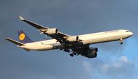 D-AIHE @ MCO - Lufthansa A340-600 - by Florida Metal