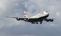 G-BNLJ @ MIA - British 747-400