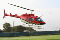 G-CDYR @ EGNM - Helicopter experience 21/09/2014 at Heli-jet Aviation, near Leeds Bradford Airport - by Graham Coulton