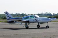 N310UK @ EGFH - Visiting Cessna 310R, Haverfordwest based, previously N 87473, HB-LMD, F-GEBB, G-MPBI, seen taxxing at EGFH.