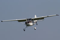 N2748C @ IA27 - Landing at Antique Airfield, Blakesburg - by alanh